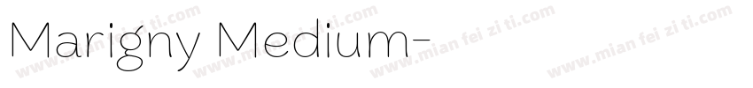 Marigny Medium字体转换